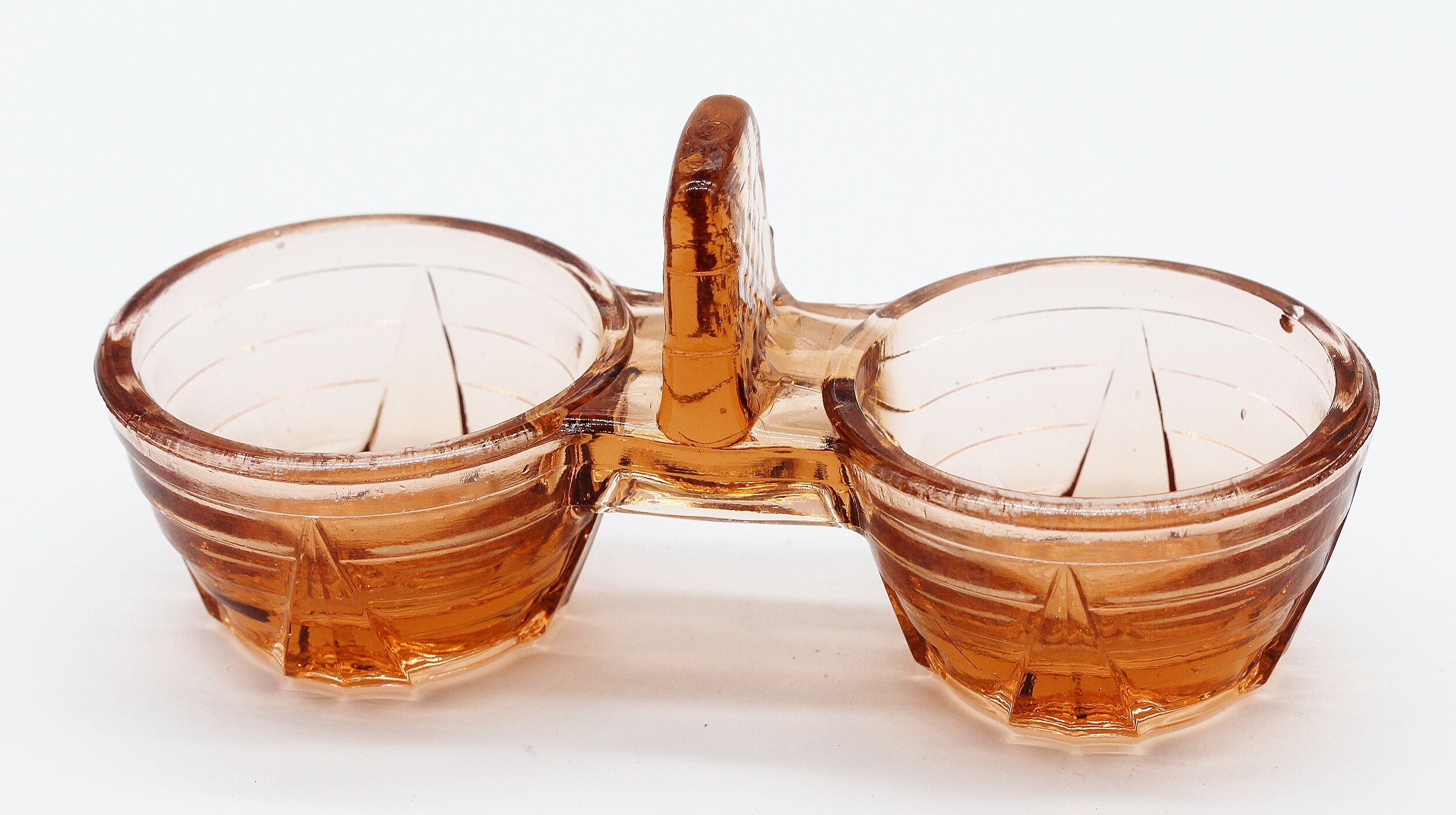 Vintage glass salt shaker