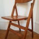 Wooden folding chair 50s