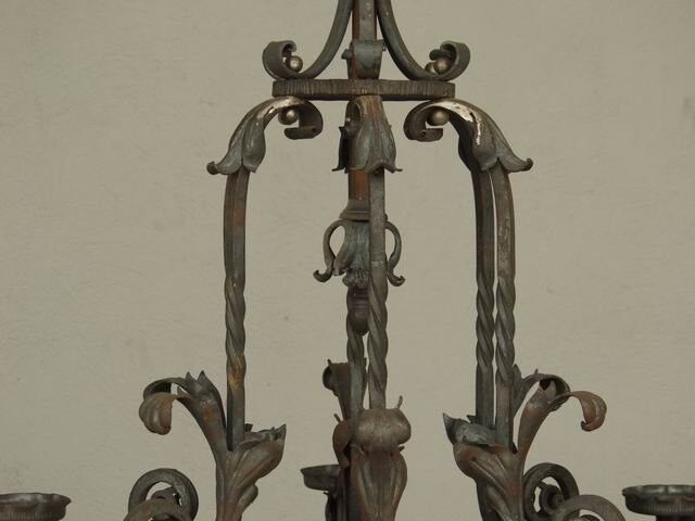 Lustre en fer forgé