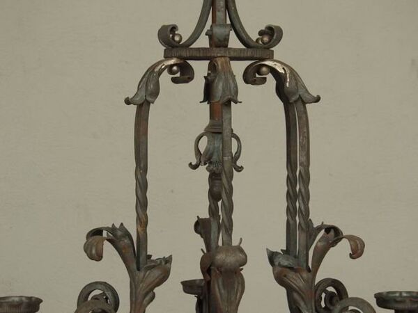 Lustre en fer forgé