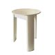 Vintage white plastic tripod stool Gedy - design Olaf von Bohr