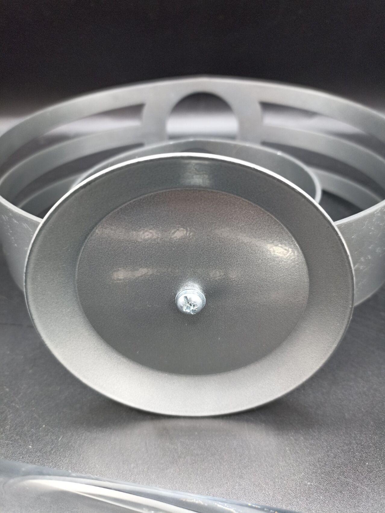 Formano 80s cornet vase - Metal and Glass