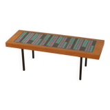 60s Flower Bench with Ceramic Tiles