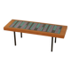 60s Flower Bench with Ceramic Tiles