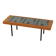 60s Flower Bench with Ceramic Tiles