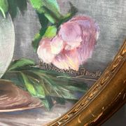Helena van den Broeck. Still life with peonies. Pastel.