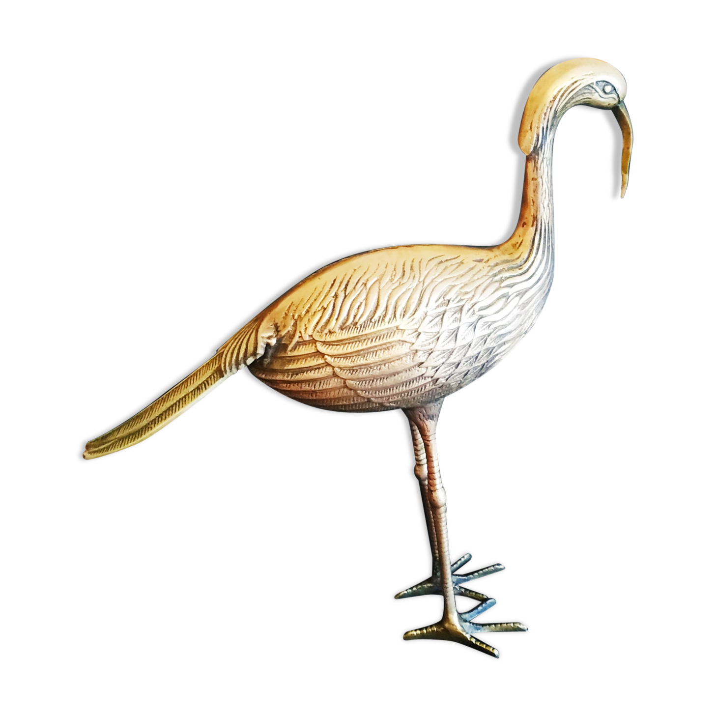Large brass ibis