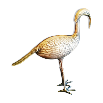 Large brass ibis