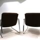Set of two Drabert chrome lounge chairs by Gerd Lange, 1970