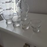Vintage glasses and carafe from the 50s