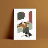 Evening Lust - art print (A4) signed ACKEOGH