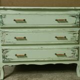 Commode patinée