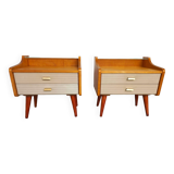 Tables de chevet années 70 Allemagne