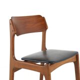 Set of 4 chairs - vintage teak