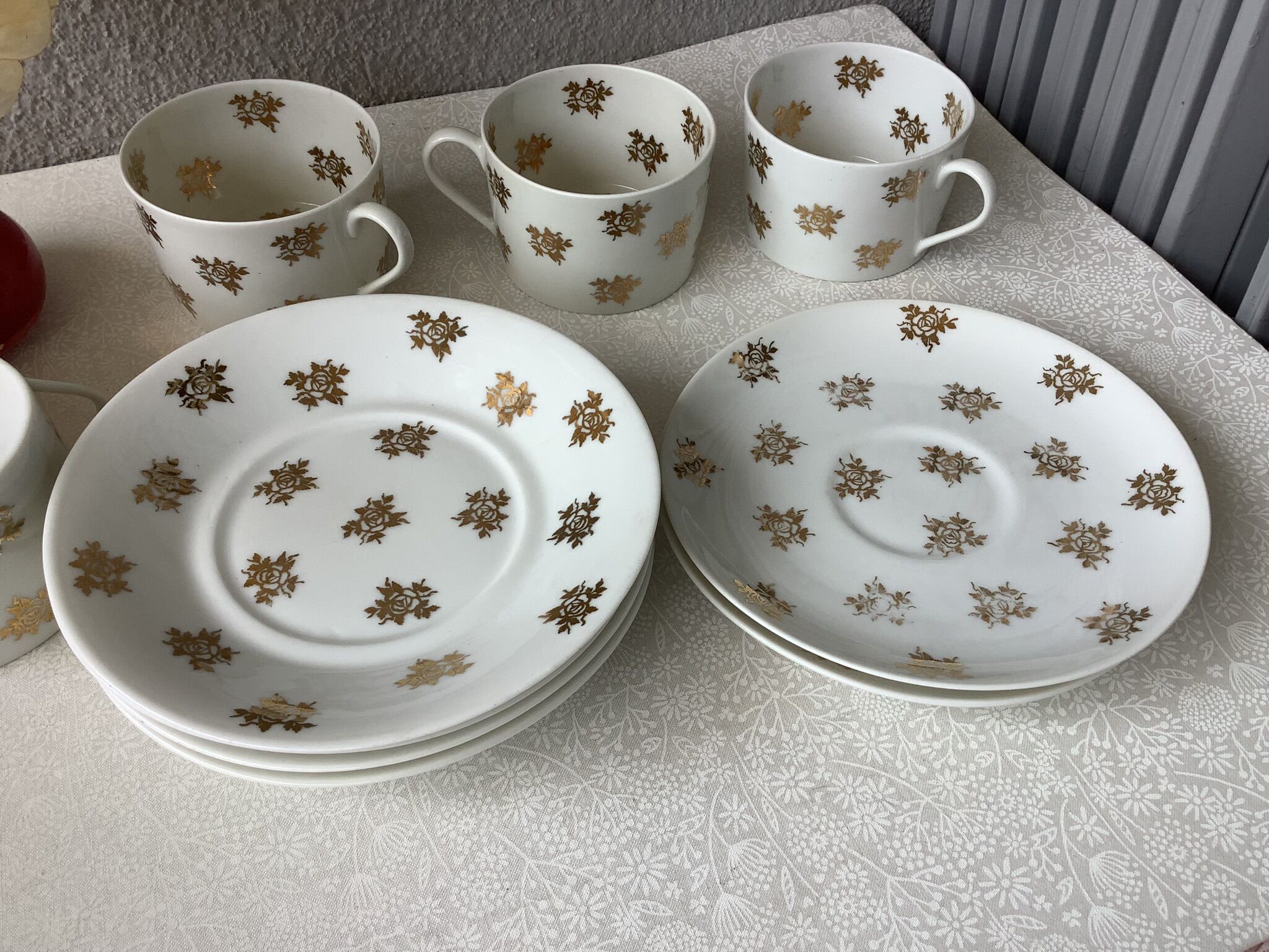 Marcel Chaufriasse Limoges tea cups