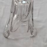 Petit vase cristal en forme de tulipe