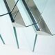 Glass & chrome Nesting Tables by Pierangelo Galotti Radice, Italy, 1970s