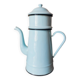 Cafetière ou théière en métal émaillé