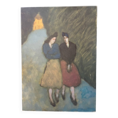 Tableau La confidence, les deux amies, XXE