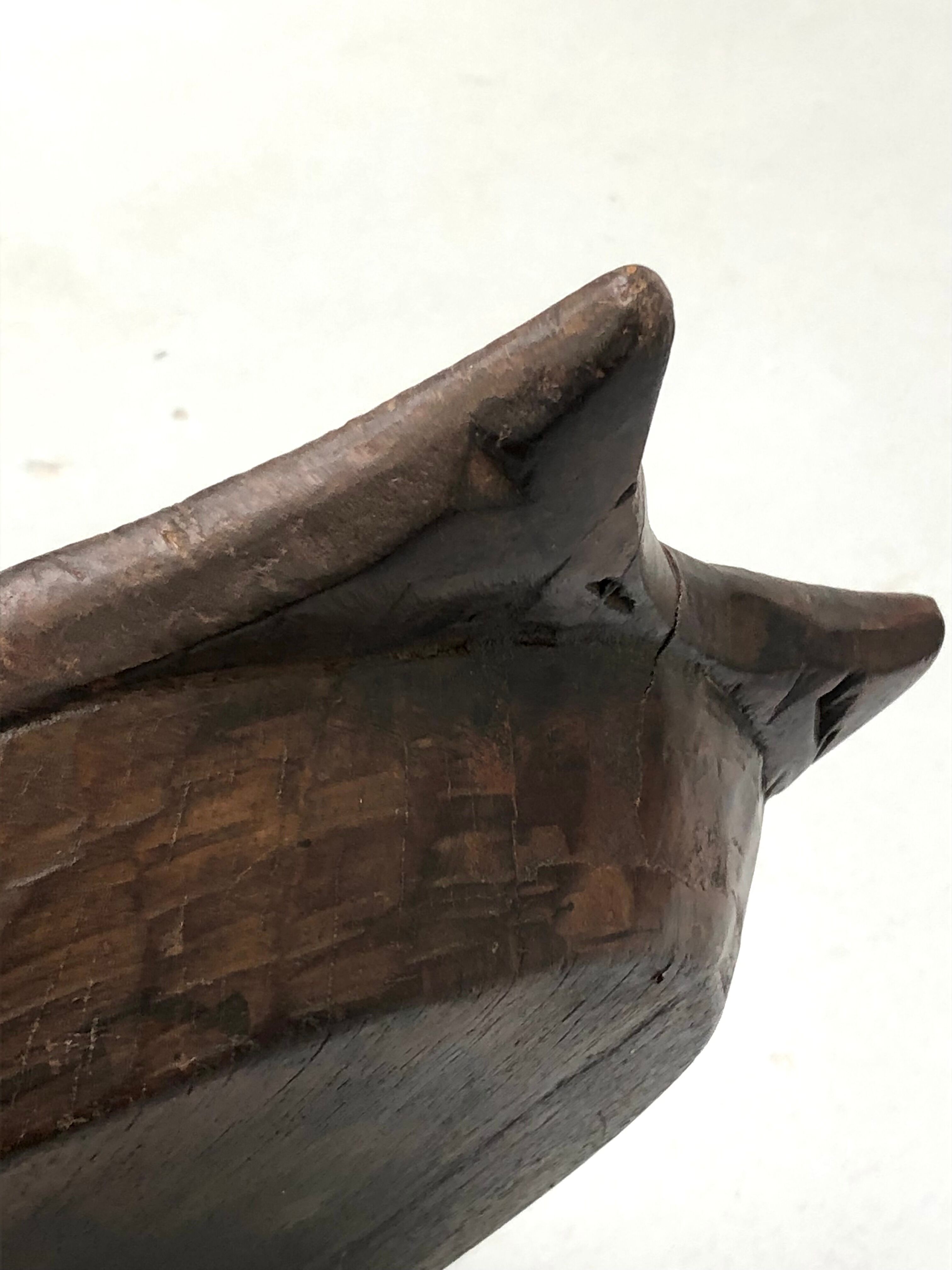 Artisanal wooden dish