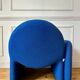Vintage 70s wool fireside chair