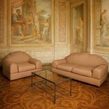 Alain Delon armchair and sofa for Maison Jansen