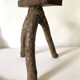 Brutalist tripod stool
