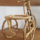 Rattan tricycle plant door