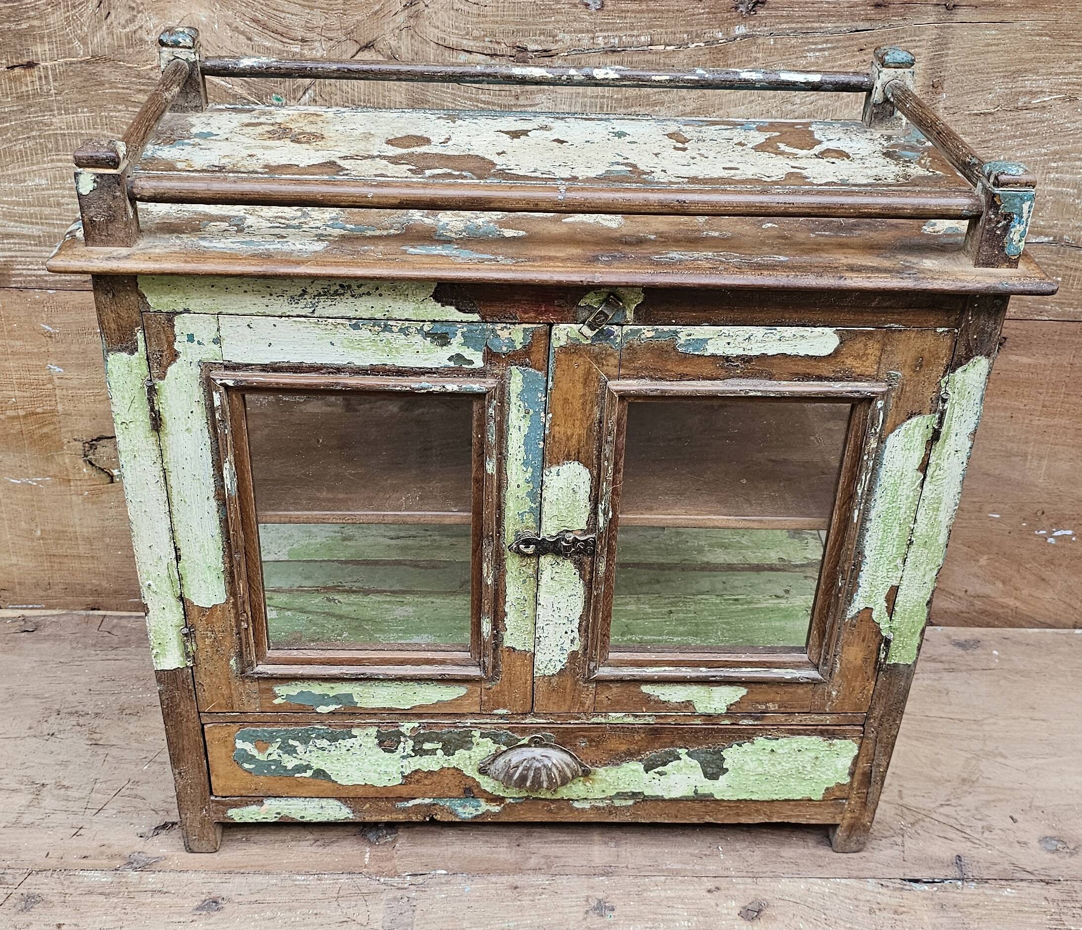 Antique Burmese teak cabinet