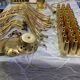 Vintage brass Italian sputnik chandelier