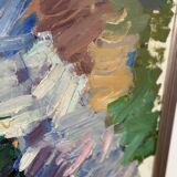 Swedish Oil on Canvas – “Sitting Man” by Bengt Crantz