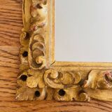 Antique gilded mirror 27x24cm