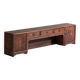 Antique low cabinet painted in pine wood – China, around 1900