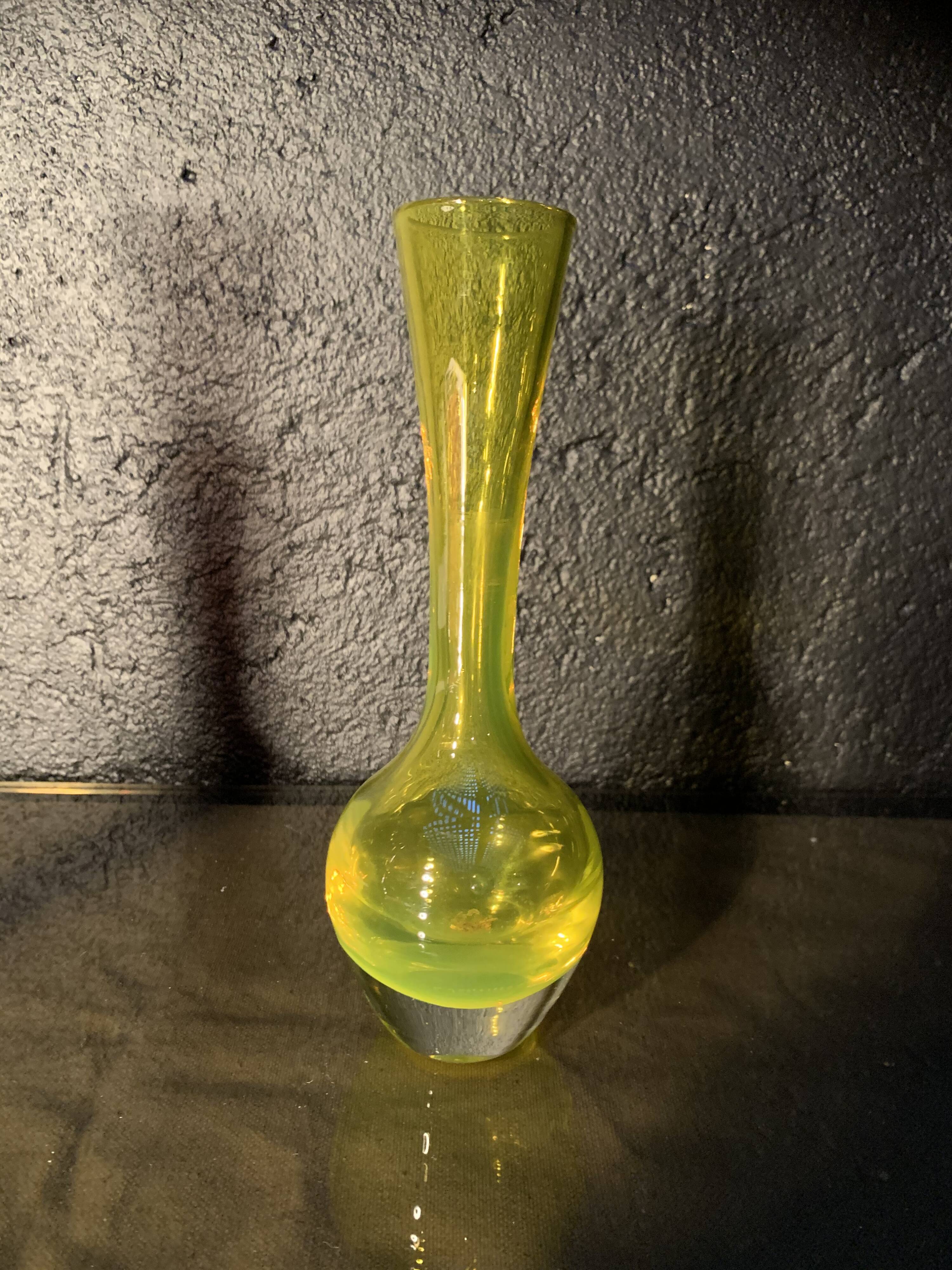 Soliflore, vintage glass vase 1960