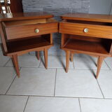 Pair of vintage bedside tables