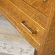 Bar storage in oak and brass, 50s - 60s