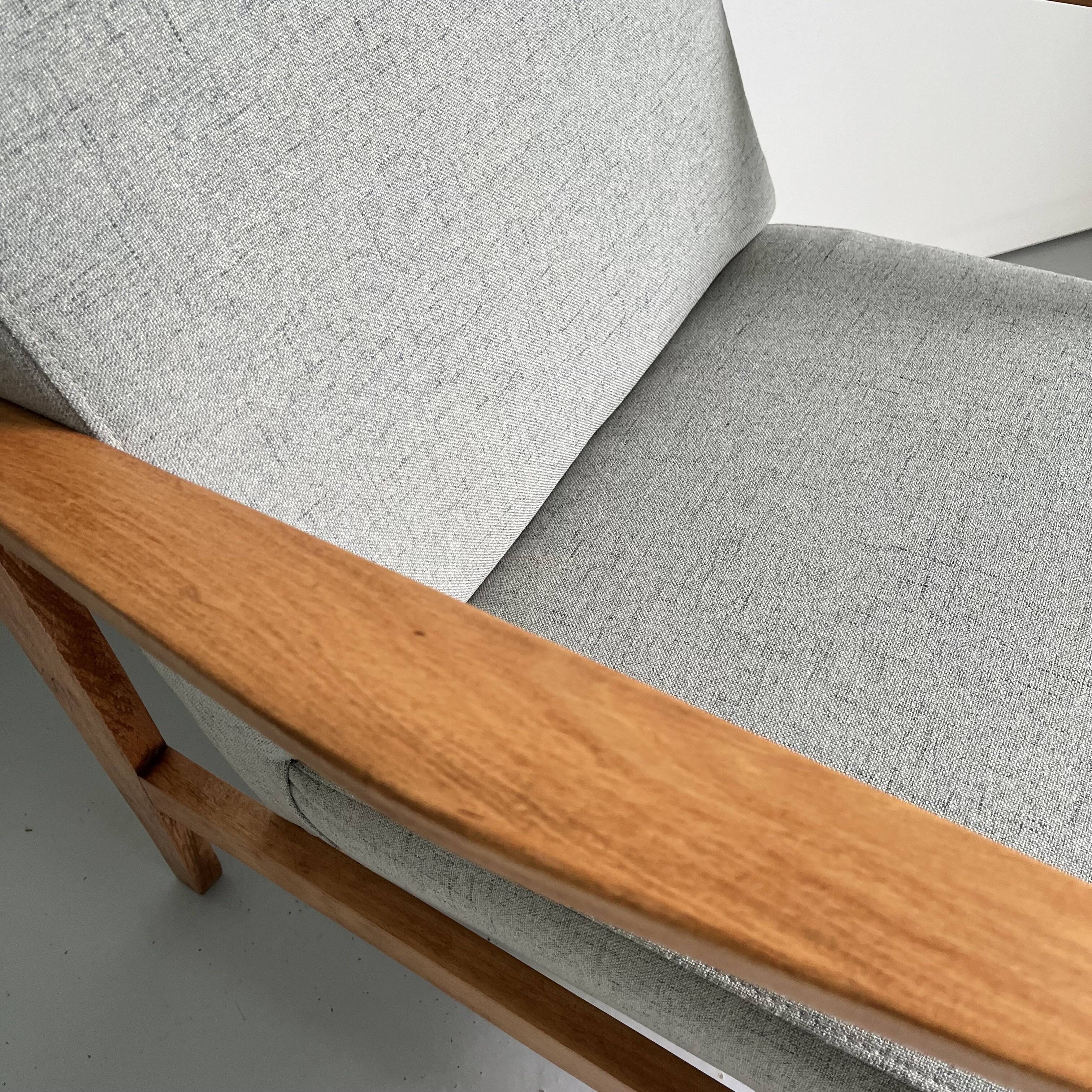 Vintage Grey Green Club Armchair