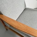 Vintage Grey Green Club Armchair