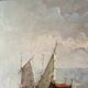 Oil on canvas "Italian Port"
