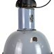 Industrial Grey Enamel Bauhaus Pendant Lamp, 1930s