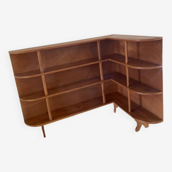 Corner bookcase shelf from the 60s ART DECO