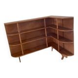 Corner bookcase shelf from the 60s ART DECO