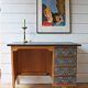 Bureau à casson avec chaise années 50/60
