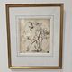 Framed drawing after an old master – Study of horses and male figures
