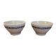 Lot 2 antique bowls blue frieze décor