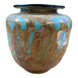 Handcrafted ceramic vase “Unique Piece AR” vintage glazed