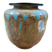 Handcrafted ceramic vase “Unique Piece AR” vintage glazed