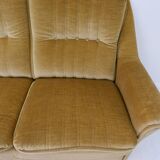Vintage sofa yellow/gold 1970s
