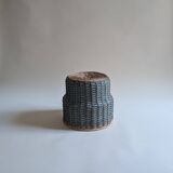 Wicker flowerpot