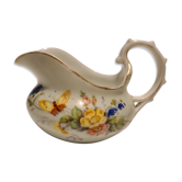 Russian porcelain milk pot floral décor and butterfly